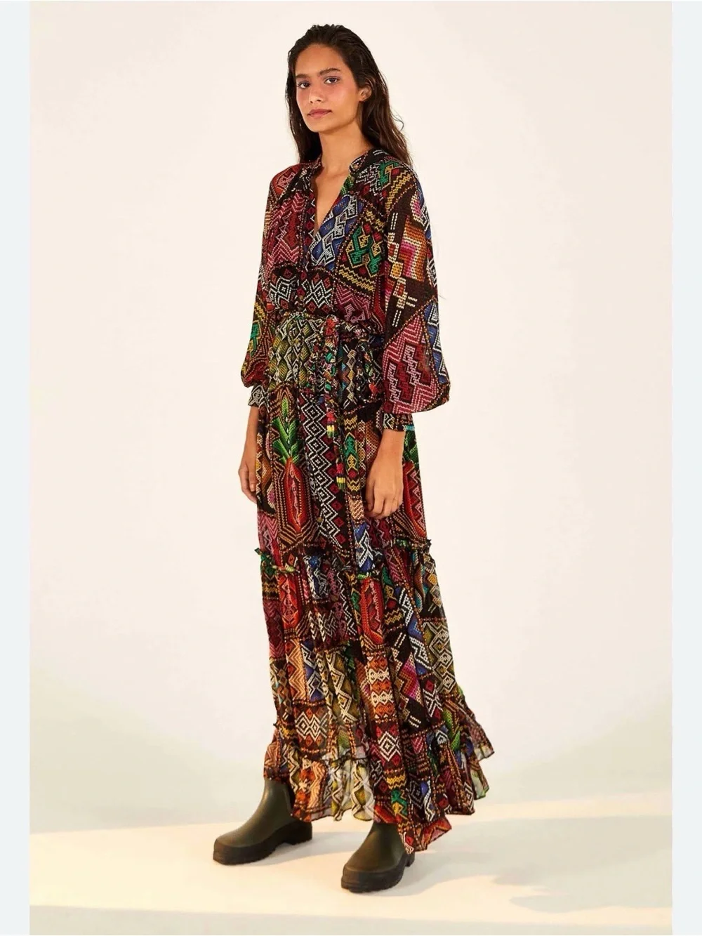 Farm Rio Rauti Maxi dress - Picture 1 of 7